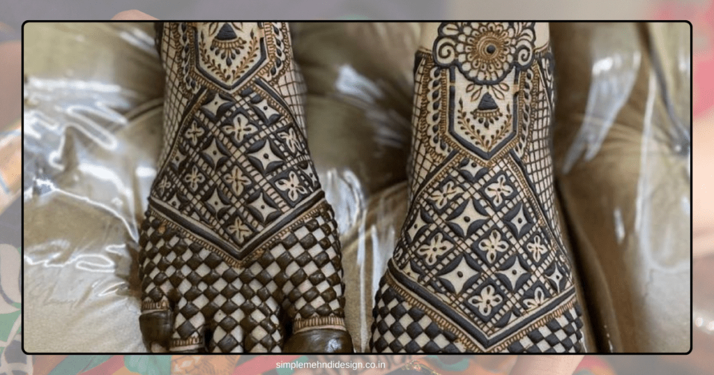 Simple Bridal Mehndi Design Photo