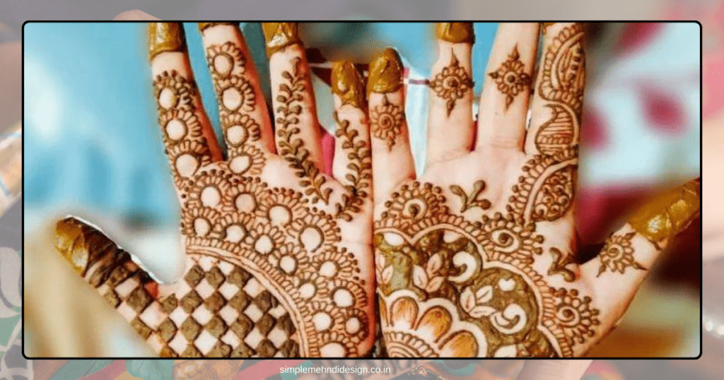 Simple Bridal Mehndi Design Photo