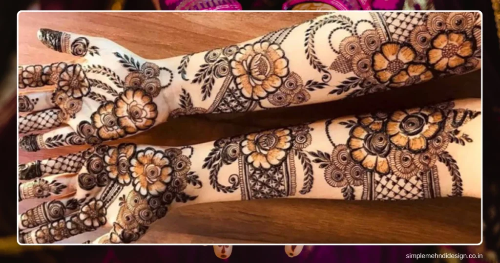 Full Hand Bridal Mehndi Design