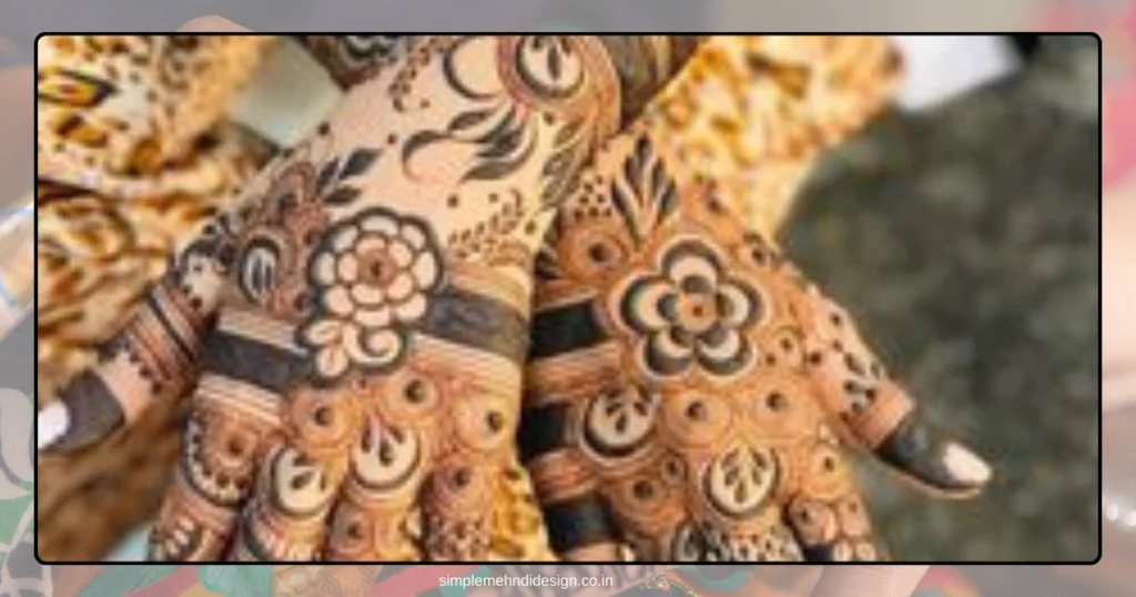 Simple Bridal Mehndi Design Photo