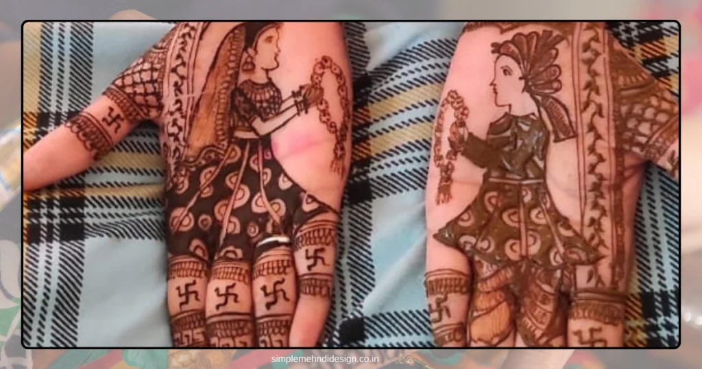 Simple Bridal Mehndi Design Photo