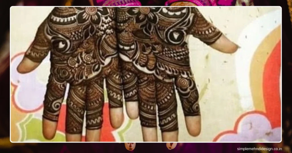 Full Hand Bridal Mehndi Design
