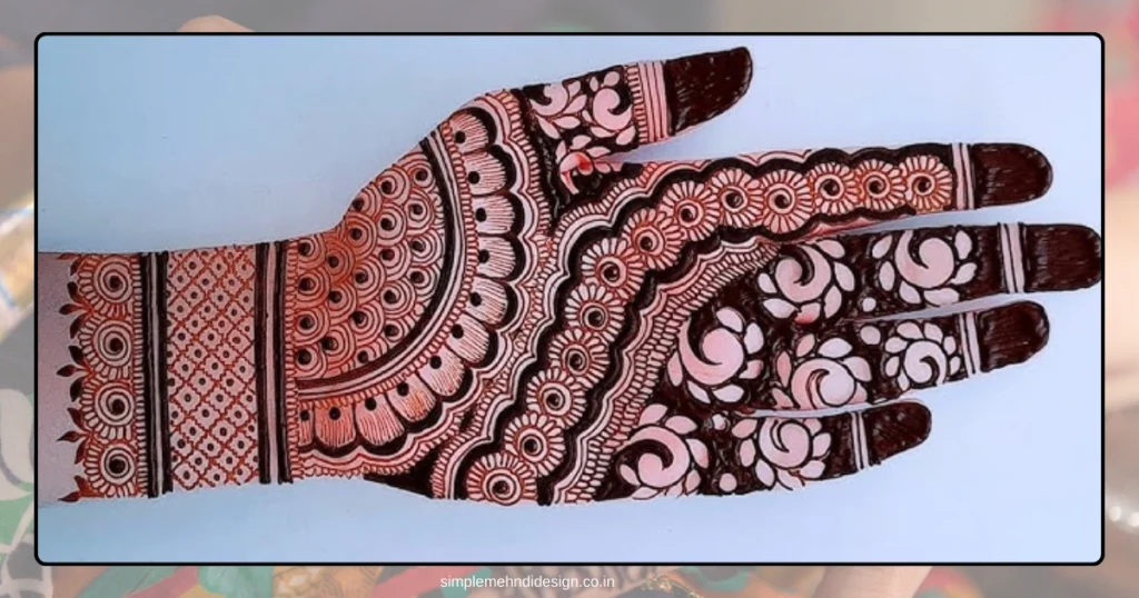 Simple Bridal Mehndi Design Photo