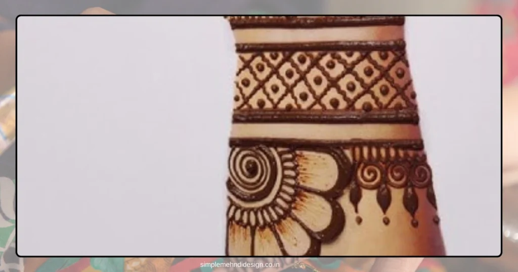Simple Bridal Mehndi Design Photo