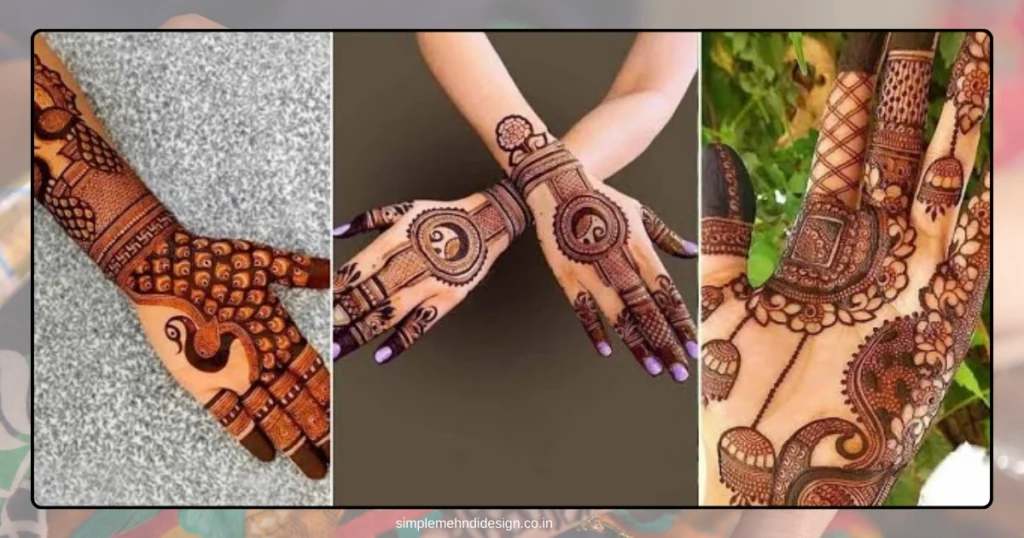 Simple Bridal Mehndi Design Photo