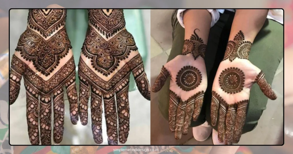 Simple Bridal Mehndi Design Photo