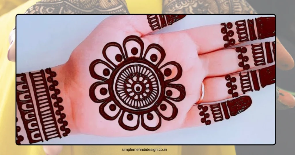 Simple Mehndi Designs For Kids 1
