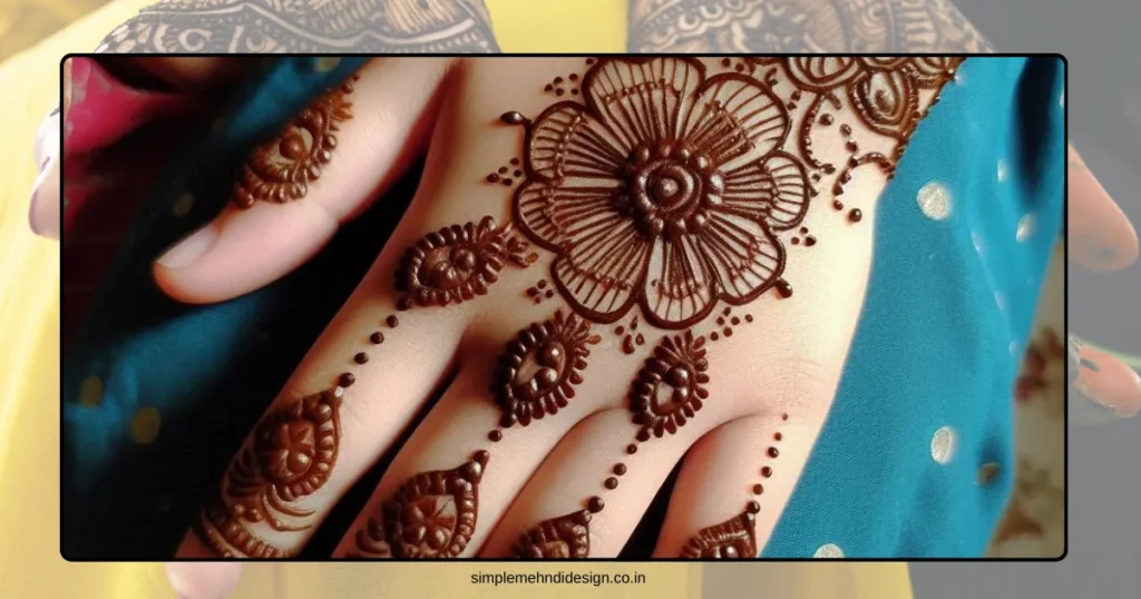 Simple Mehndi Designs For Kids 12 1