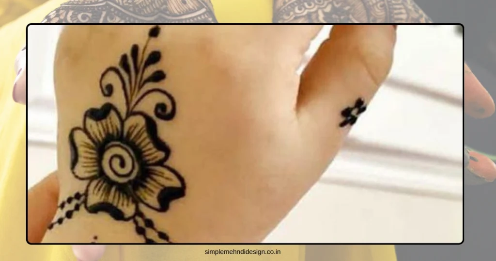 Simple Mehndi Designs For Kids 3 1