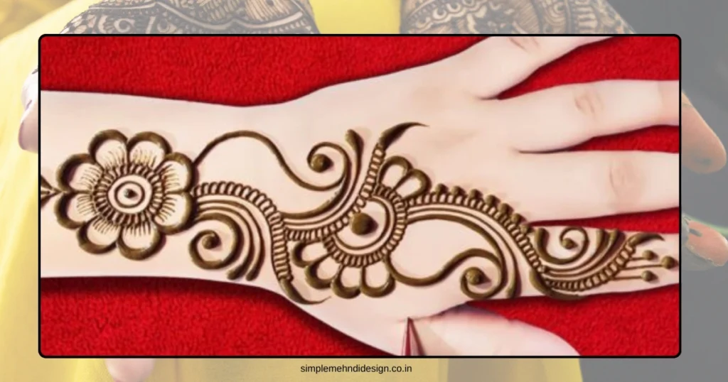 Simple Mehndi Designs For Kids 4 1