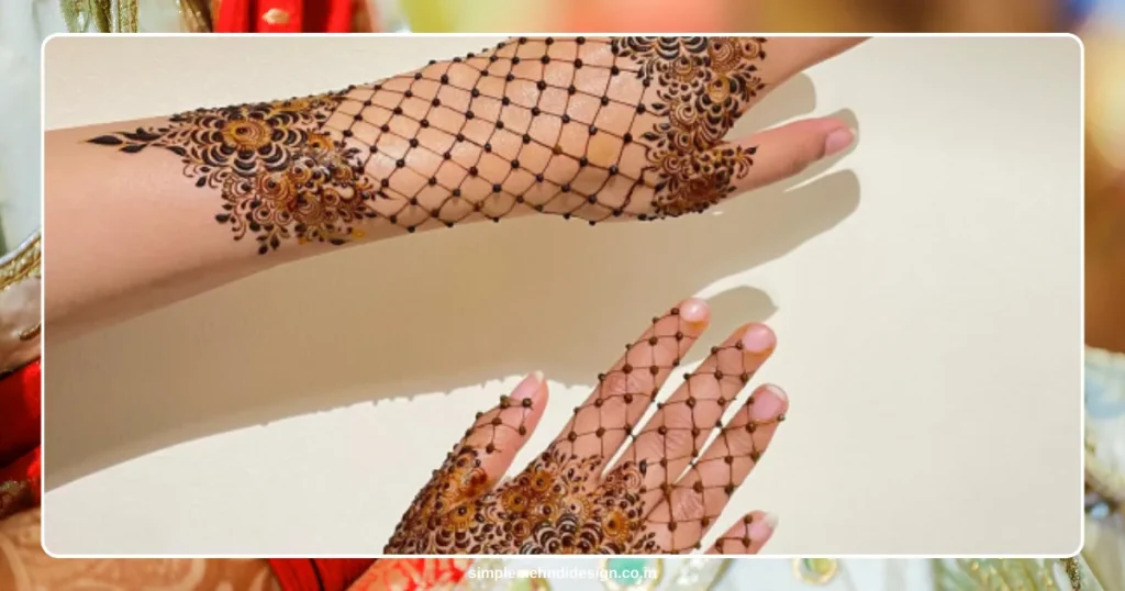 Front Hand Simple Mehndi Design