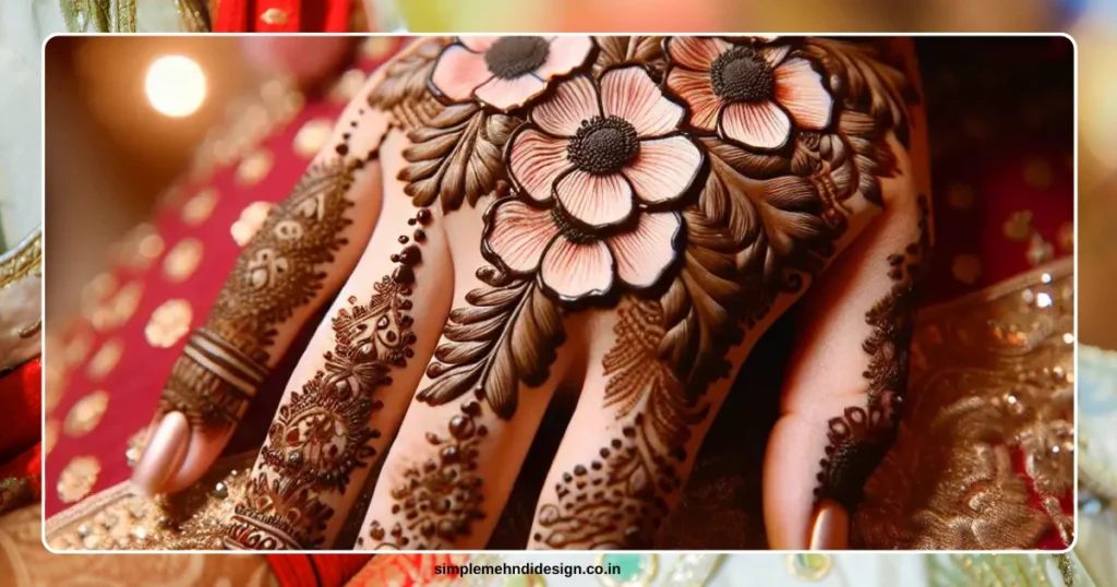 Front Hand Simple Mehndi Design