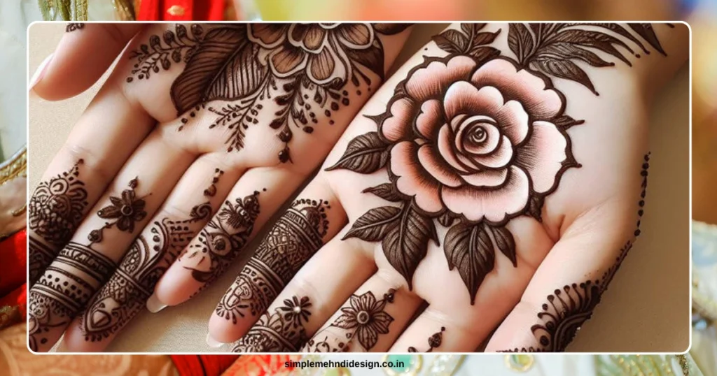 Front Hand Simple Mehndi Design