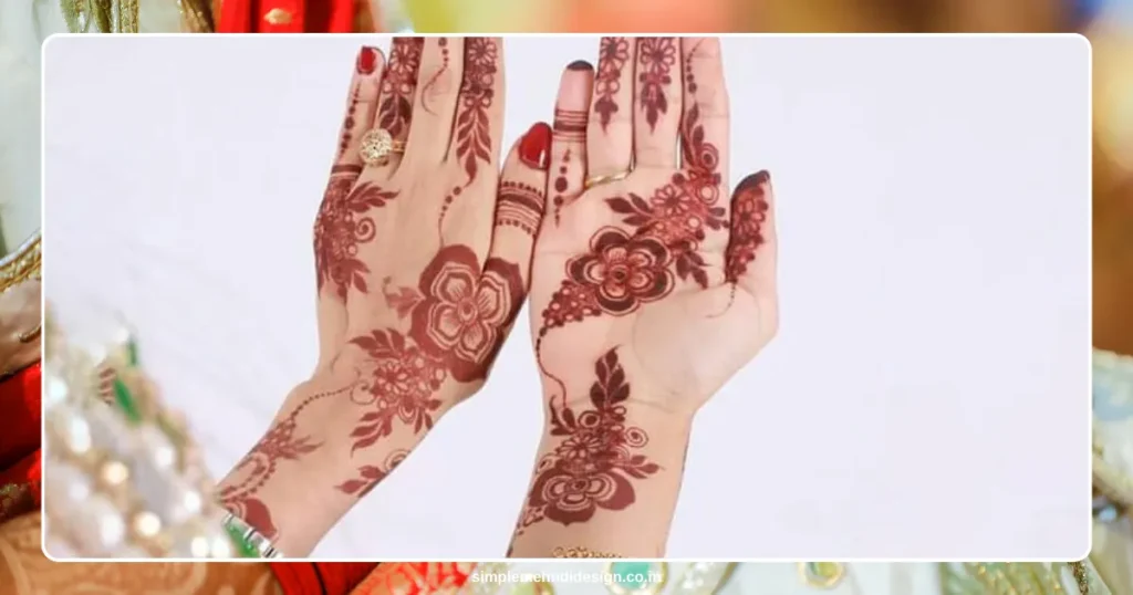 Front Hand Simple Mehndi Design