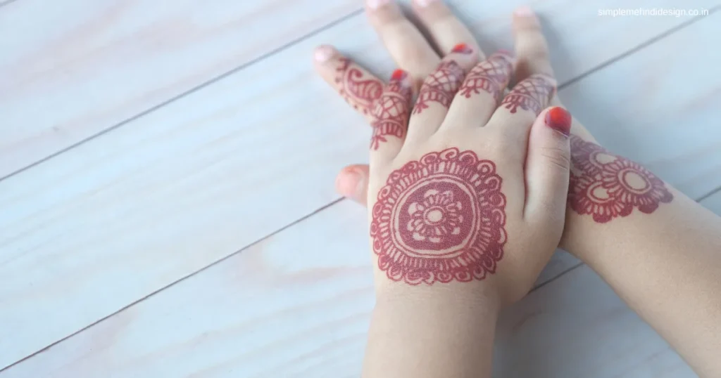 Mehndi Design Photo Simple
