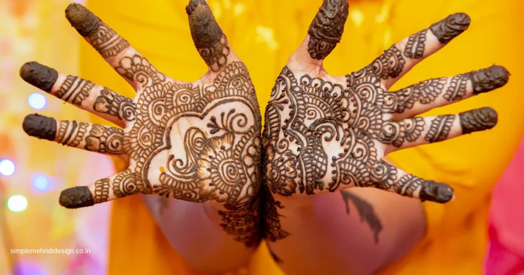 Mehndi Design Photo Simple