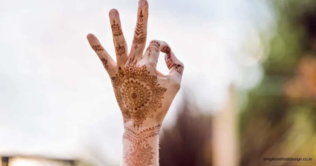 Mehndi Design Photo Simple
